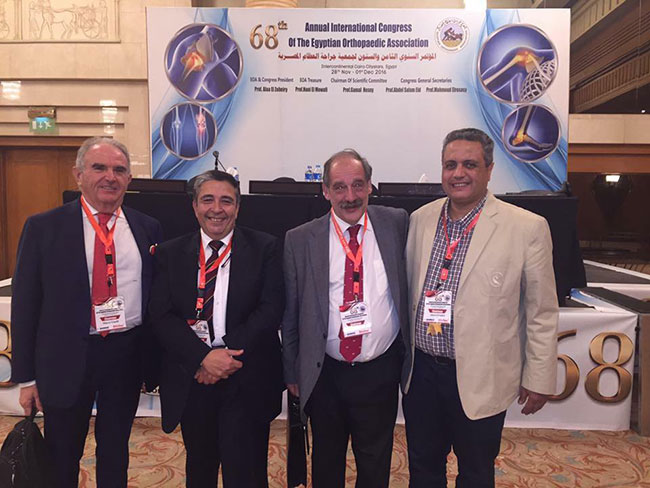 Dr Guelfi, Dr El-Mowafi, Dr. Viladot, Dr. Kholeif